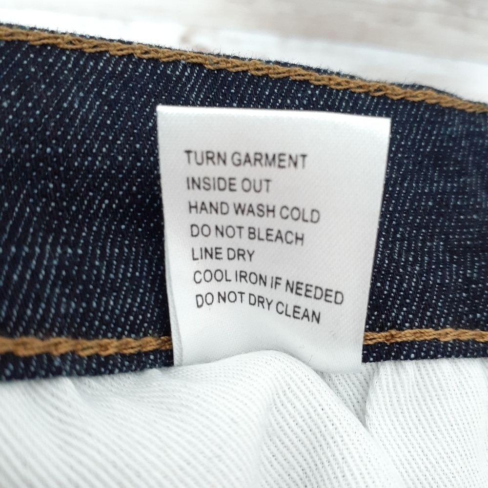 Decibel Mens Denim Shorts 34 Waist Dark Blue 94 - Picture 5 of 5